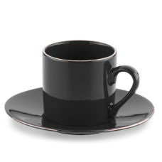 Korkmaz A8717-2 Siesta Coll. 6'lı kahve Fincan Takımı Siyah