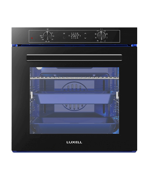 Luxell A68-gf3(ddt) 9+1 Pro Platinium Siyah Ankastre Fırın 88 Lt.