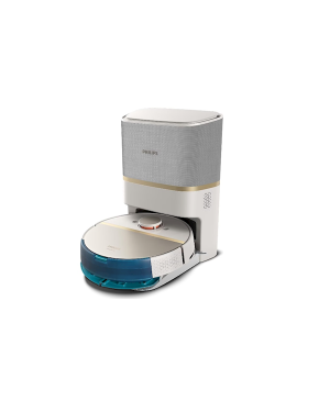 Philips Homerun 7000 Serisi Aqua Xu7100/02 Çöp İstasyonlu Beyaz Gold Akıllı Robot Süpürge