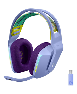 Logitech G733 7.1 981-000890 Kablosuz Mikrofonlu Kulak Üstü Oyuncu Kulaklığı Lila