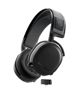 Steelseries Arctis 7 Plus Wireless Mikrofonlu Kulak Üstü Oyuncu Kulaklığı Siyah