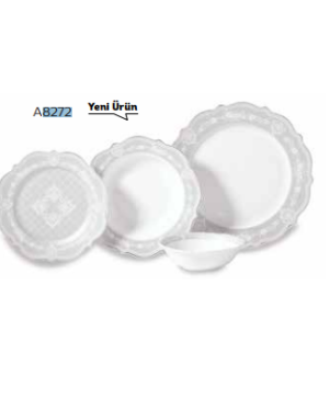 Korkmaz  A8272 Eliza Coll. 60 P Yemek Takımı