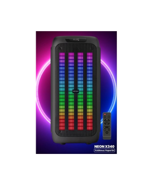 Godlmaster Neon x340 Taşınabilir Işıklı Dj Ses Sistemi