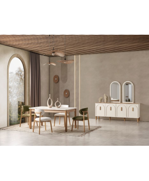 Bsmt Bohemstar Yemek Odası Takımı ( 6 Ad. Sandalyeli )