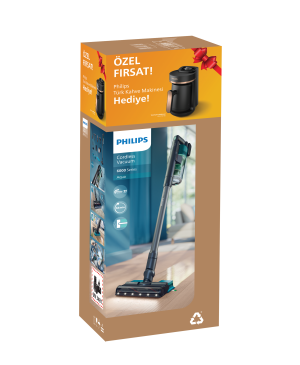 Philips Xc6557/01 Dikey Şarjlı Süpürge & Türk Kahve Makinesi İkili Paket