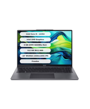 Acer Aspire Lite AL16-51P-580H NX.KWZEY.001 i5-1235U 8 GB 512 GB SSD Iris Xe Graphics 16