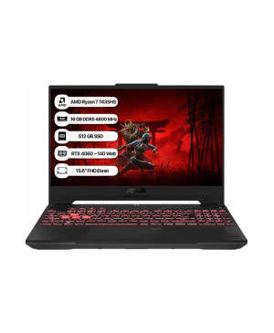 Asus Tuf Gaming A15 FA507NVR-LP030 R7 7435HS 16GB 512GB SSD RTX4060 15.6