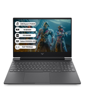 HP Victus 15-FB2028NT A44MJEA Ryzen 5 7535HS 16GB 512GB SSD RX6550M 15.6