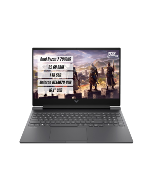 Hp Victus 16-s0001nt 7z4l9ea Ryzen 7 7840hs 32 Gb 1 Tb Ssd Rtx4070 16.1" Qhd Gaming Laptop