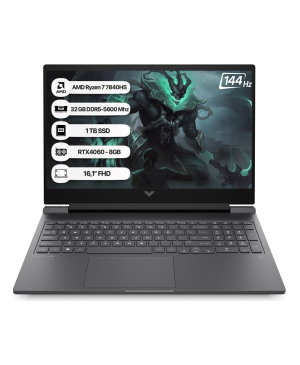 Hp Victus 16-s0043nt 7z600ea Ryzen 7 7840hs 32 Gb 1 Tb Ssd Rtx4060 16.1" Full Hd Gaming Laptop