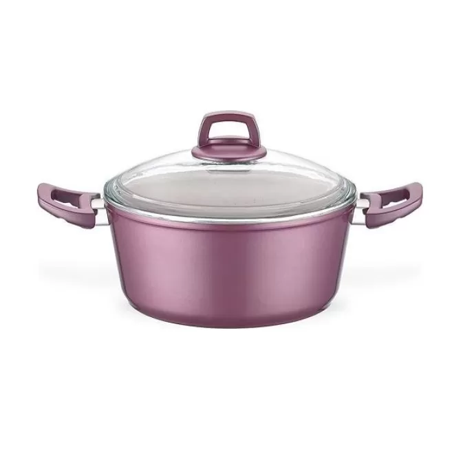 Schafer Eco Granit Derin Tencere 20 Cm 2 Parça İnci Pembe - FIRSAT ÜRÜNÜ
