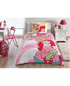 Taç 1000010889 Lisanslı Nevresim Takımı Tek Kişilik Strawberry Shortcake Cute