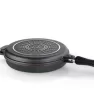 Schafer Yuvarlak Double Grill Pan 30 cm Siyah