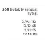 Leylak Tv Sehpası Ekru