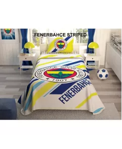 Taç 60201613  Lisanslı Pıke Takımı Fenerbahçe  Strıped-FIRSAT ÜRÜNÜ