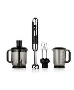 Korkmaz A447-12 Mia Mega Blender Set Siyah/krom