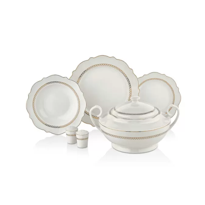 !!!Korkmaz A8242 Eliza Coll. 60 P Yemek Takımı