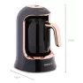 Korkmaz A860-09 Kahvekolik Deluxe Otomatik Kahve Makinesi Siyah/rose