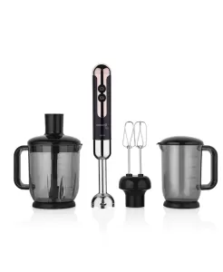 Korkmaz A447-15 Mia Mega Deluxe Blender Set Siyah/rosegold