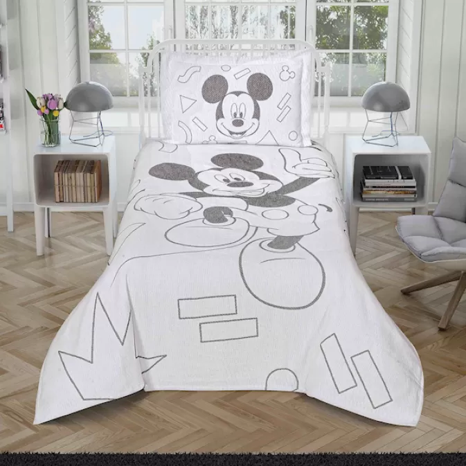 Taç 1000037695 Lıs. Jakar Yatak Ort.setı Dh Mıckey Mouse Enjoy