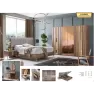 Vize Linens Asia 6 Kapaklı Yatak Odasi Takımı ( Bazalı )