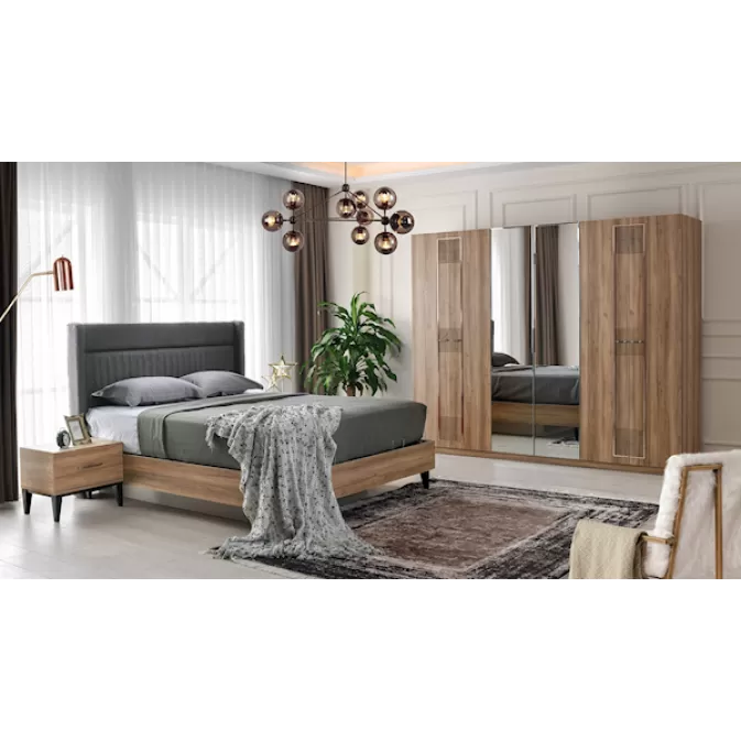 Zen 6 Kapılı Yatak Odası Takımı ( Bazalı )