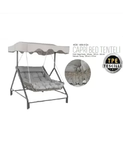 Capri Bed Tenteli 600-0 Gri