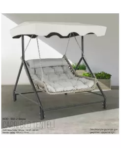 Capri Bed Tenteli 602-2 Beyaz