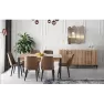 Vize Zen Yemek Odası Takımı ( 6 Ad. Sandalyeli ) Görseli