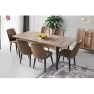 Vize Zen Yemek Odası Takımı ( 6 Ad. Sandalyeli ) Görseli