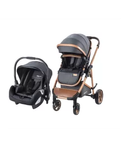 Baby Care Bc-300 (z) Exen Bebek Arabası Gold - Siyah