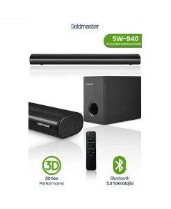 Goldmaster Sw-940 Soundbar Woofer'lı Kablosuz