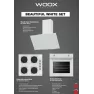 Woox Beatiful Turbo Beyaz Ankastre Set (WD9050 + WO-KR1550 + WF-KR6050)