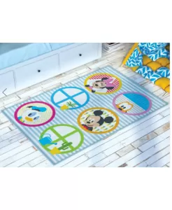 Taç 1500201329 Dh Mickey Baby Lisanslı Halı(polyester)