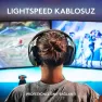 Logitech G435 Lightspeed Kablosuz Mikrofonlu Kulak Üstü Oyuncu Kulaklığı Siyah Görseli