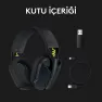 Logitech G435 Lightspeed Kablosuz Mikrofonlu Kulak Üstü Oyuncu Kulaklığı Siyah Görseli