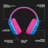 Logitech G435 Lightspeed Kablosuz Mikrofonlu Kulak Üstü Oyuncu Kulaklığı Mavi