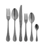 CULINACHEF Hepburn 72 Parça Çatal Kaşık Bıçak Takımı Titanyum Full Siyah Görseli