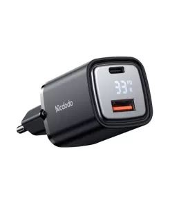 Mcdodo Ch-1701 Dijital Ekran 33w 1xusb 1xtype-c Girişli Hızlı Şarj Cihazı-siyah