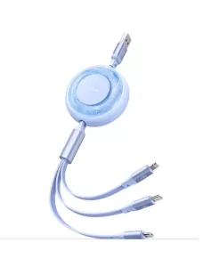 Mcdodo Ca-3572  3 In1 Retractable Chargıng Cable - Mavi