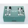 CULINACHEF Hepburn 84 Parça Sandıklı Çatal Kaşık Bıçak Takımı Gümüş  Görseli