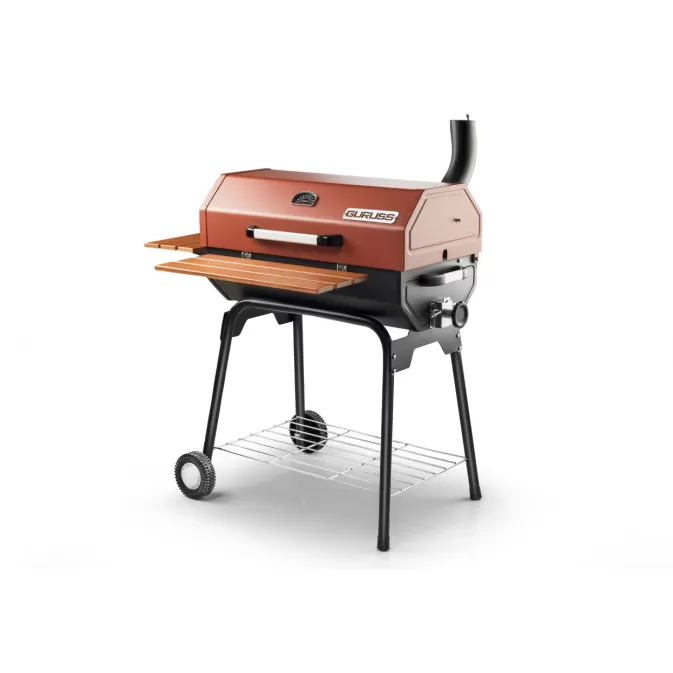 Guruss Cg-075 Mangal Takım (Kılıf+Önlük) Oksit Kırmızı