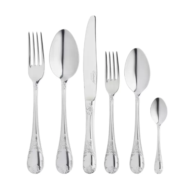 CULINACHEF Hepburn 36 Parça Çatal Kaşık Bıçak Takımı Gümüş