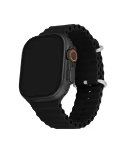 You Watch A8-a80pro You Black &amp; Black Silicon Unisex Kol Saati