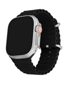 You Watch A8-a85pro You Silver &amp; Black Silicon Unisex Kol Saati