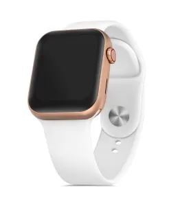 You Watch F3-yf303 You Gold &amp; White Silicon Unisex Kol Saati