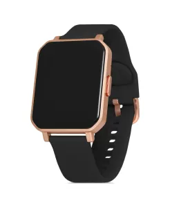 You Watch F12-yf123 You Gold &amp; Black Silicon Unisex Kol Saati