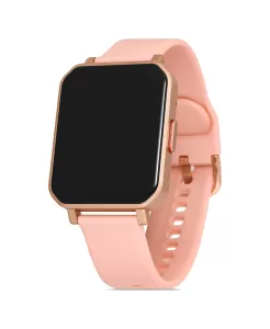 You Watch F12-yf124 You Gold &amp; Pink Silicon Unisex Kol Saati