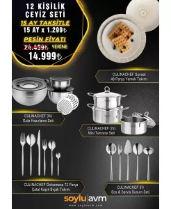 Culınachef Sunset 137 prç Çeyiz Paketi