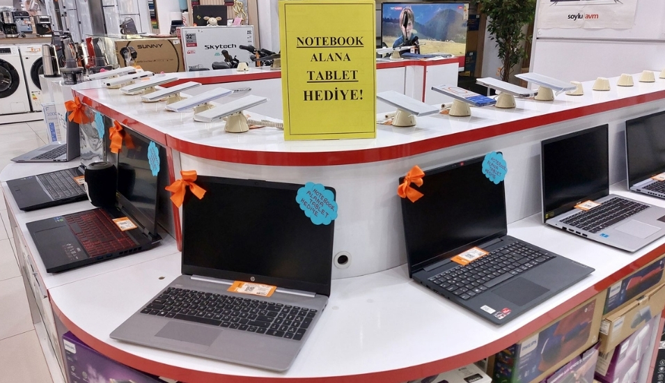 Notebook Alana Tablet Hediye! | Soylu AVM Teknoloji Kampanyası